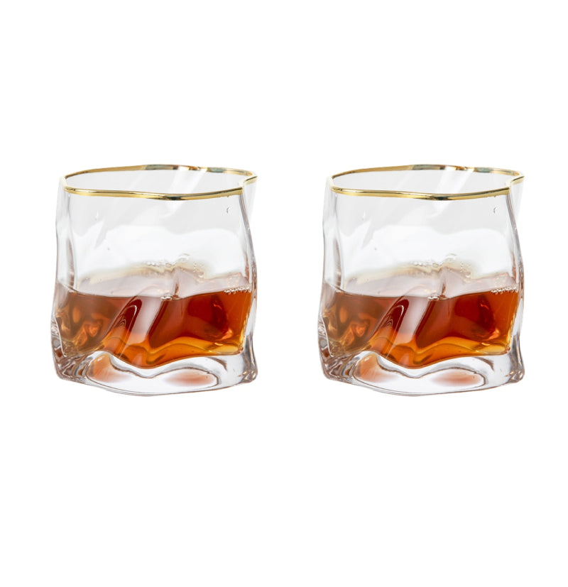 Sikunuo | Distorted Texture Whisky Glass Set