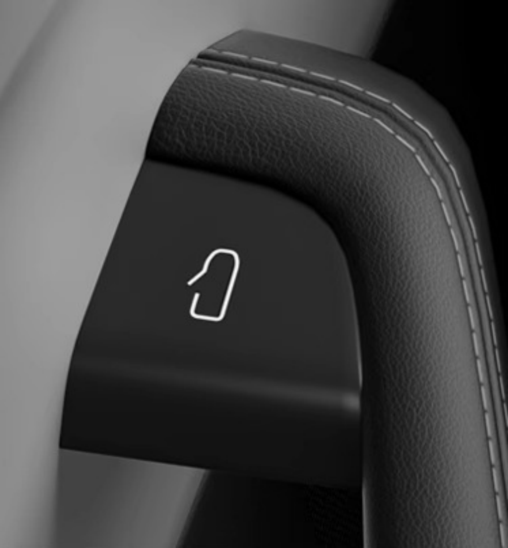 Door Open Button Stickers for Model Y Juniper & Model 3 Highland | Sikunuo