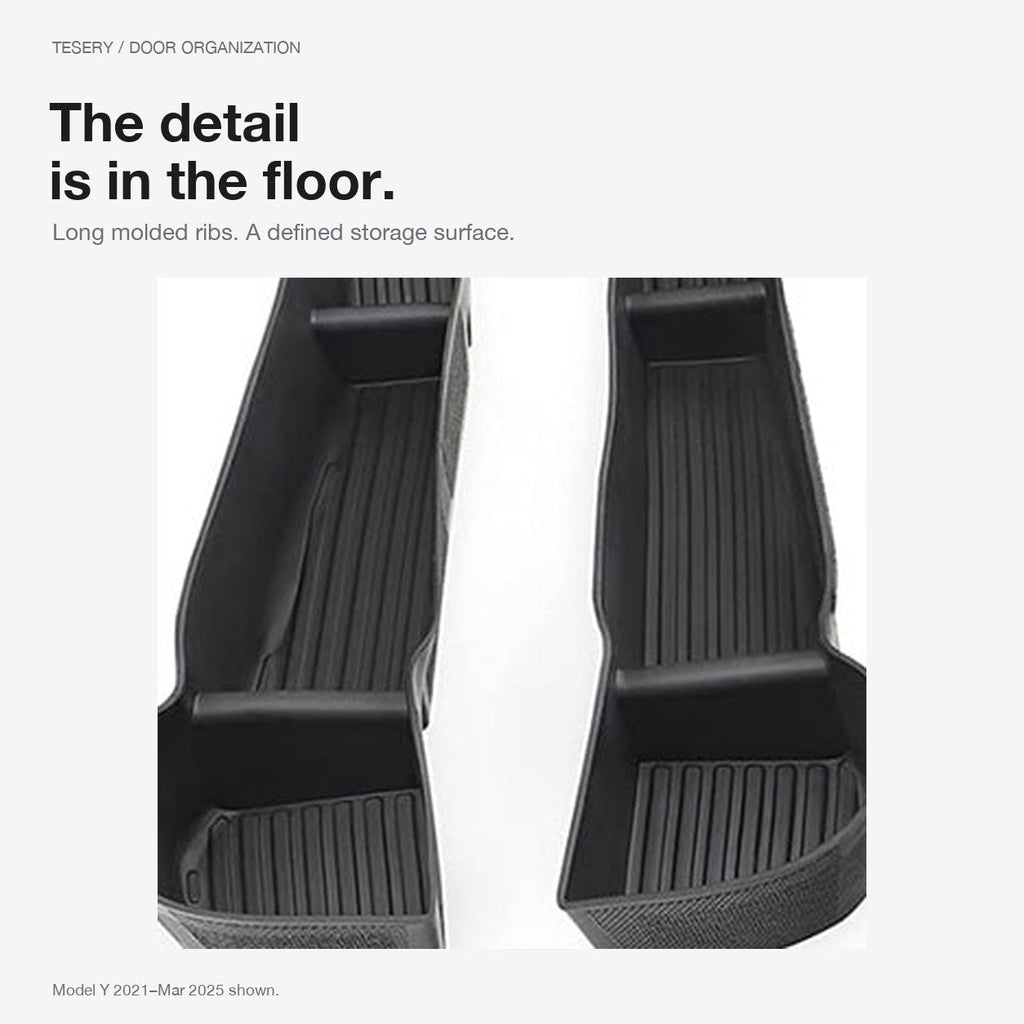 Door Side Organizer Tray for Tesla Model Y Juniper / Model YL