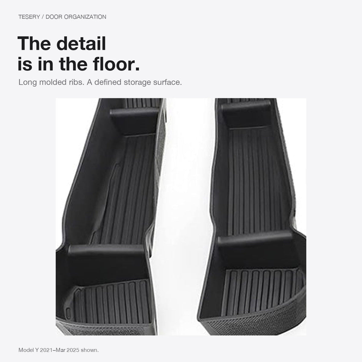 Door Side Organizer Tray for Tesla Model Y Juniper / Model YL