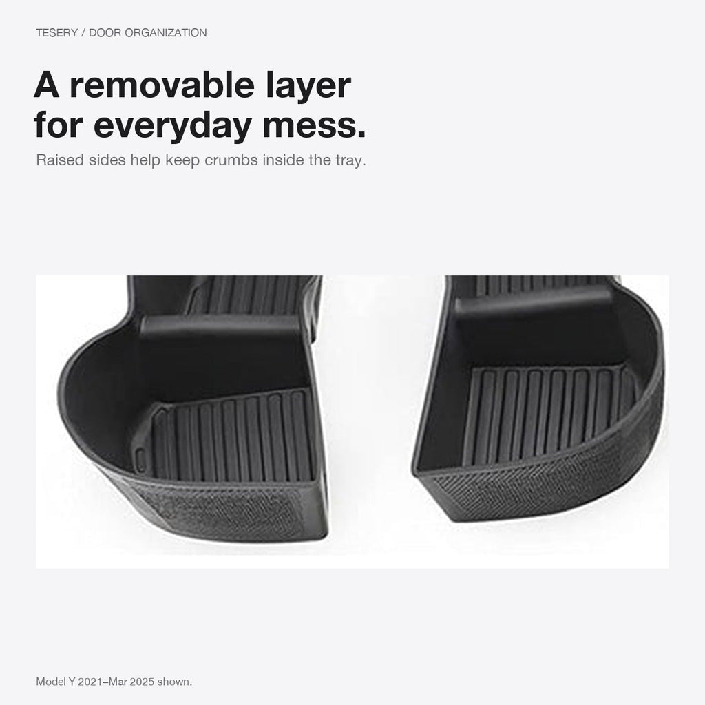 Door Side Organizer Tray for Tesla Model Y Juniper / Model YL