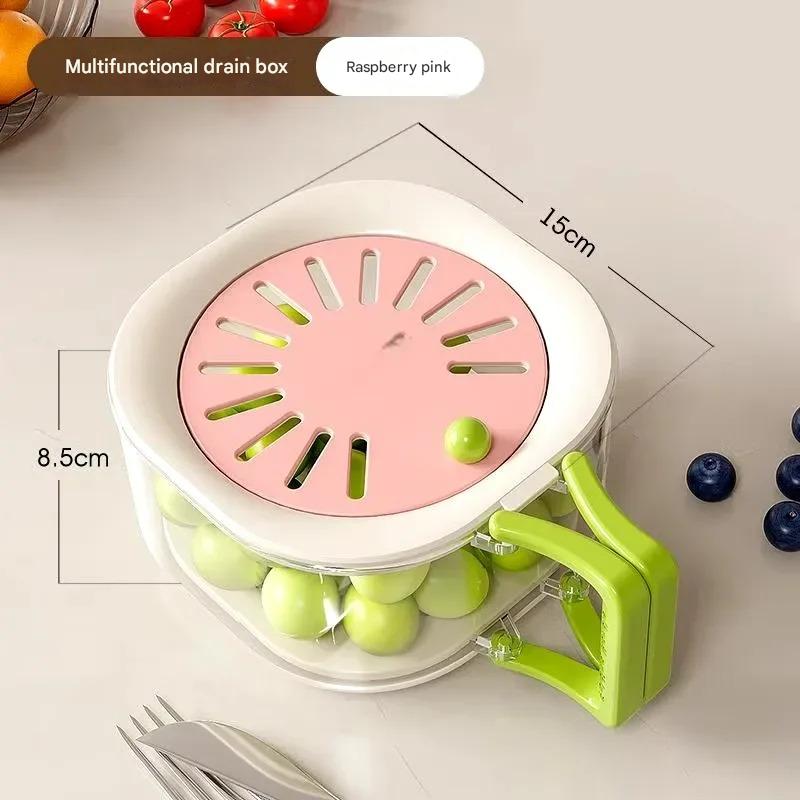 Sikunuo | Dust-Proof Fruit Drainer Basket