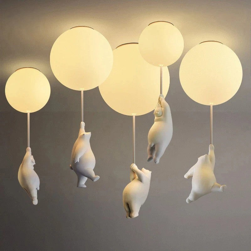 Sikunuo | Hanging Bears Balloons Lamp