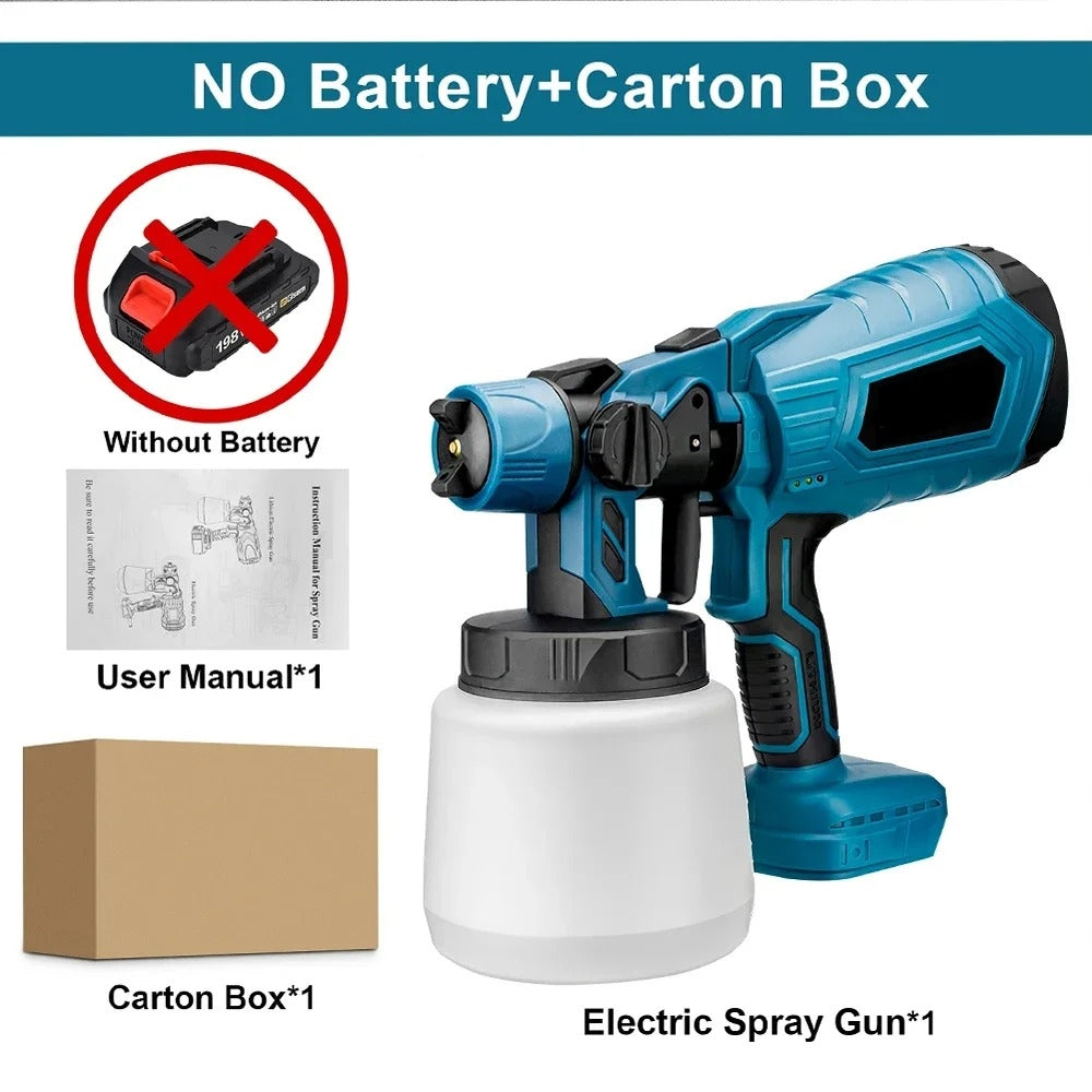 Sikunuo | Cordless High Power DIY All Surface Paint Sprayer