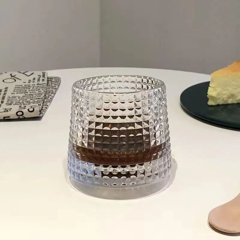 Whiskey glass made of glass, 180 ml