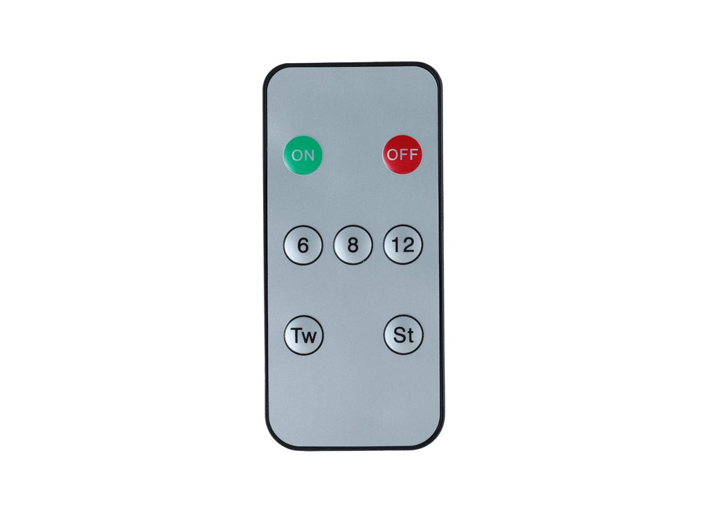 Wireless Window Candles with Remote Control and Timer - Set of 4, Brass