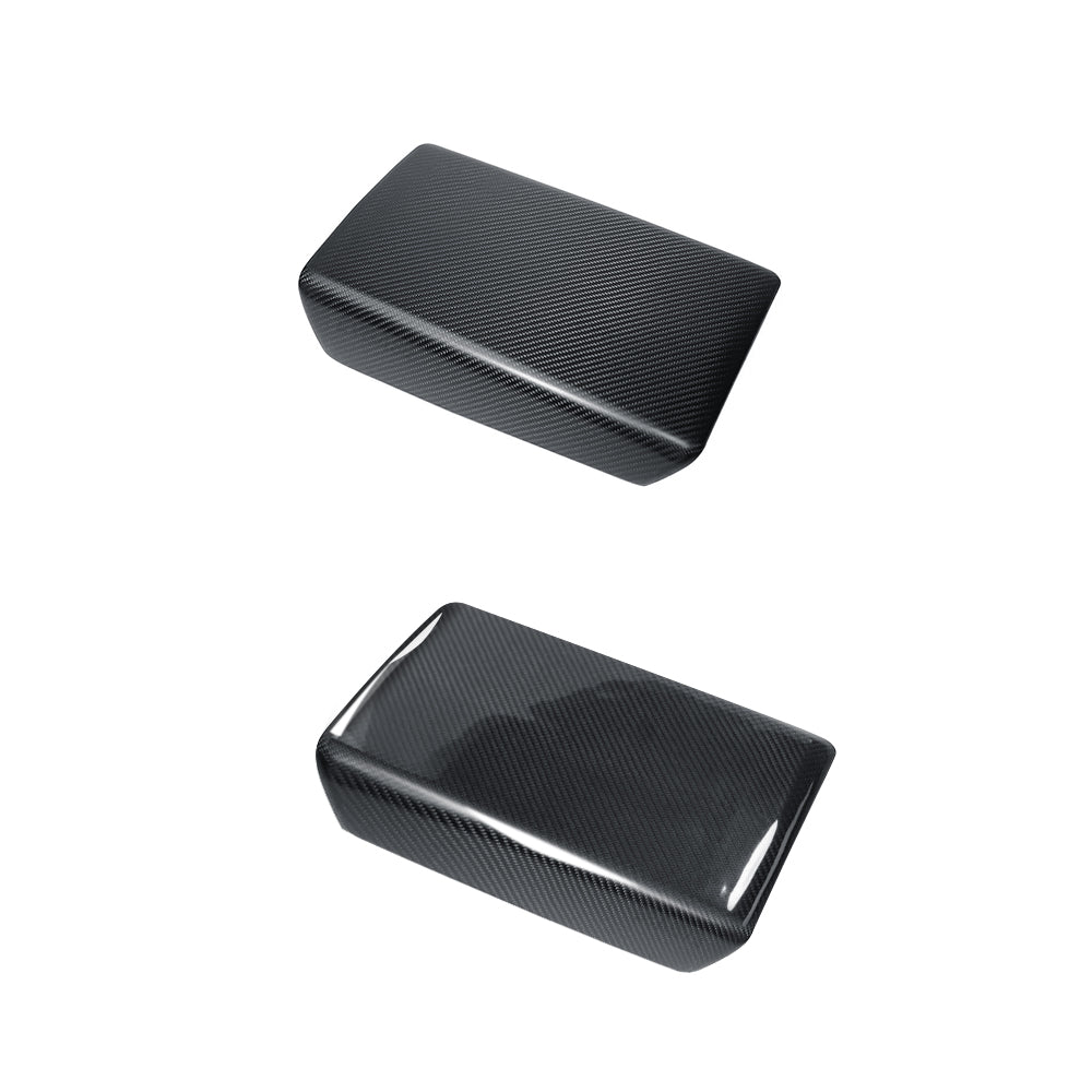 Dry Carbon Fiber Armrest Box Trim Cover for Cybertrunk