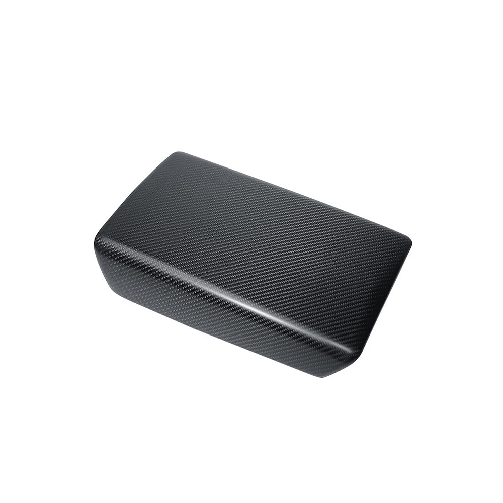 Dry Carbon Fiber Armrest Box Trim Cover for Cybertrunk