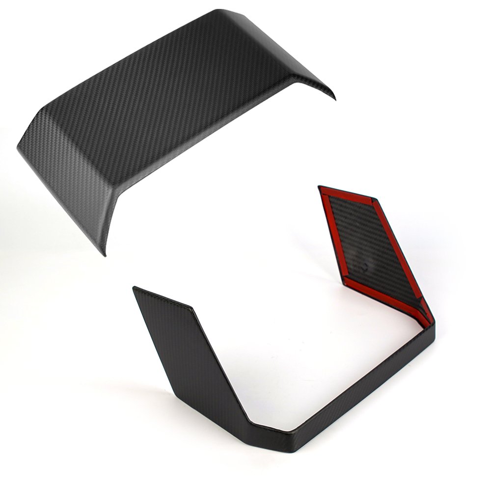 Dry Carbon Fiber Rear Screen Frame Cover / Frame Full Wrap for Cybertruck