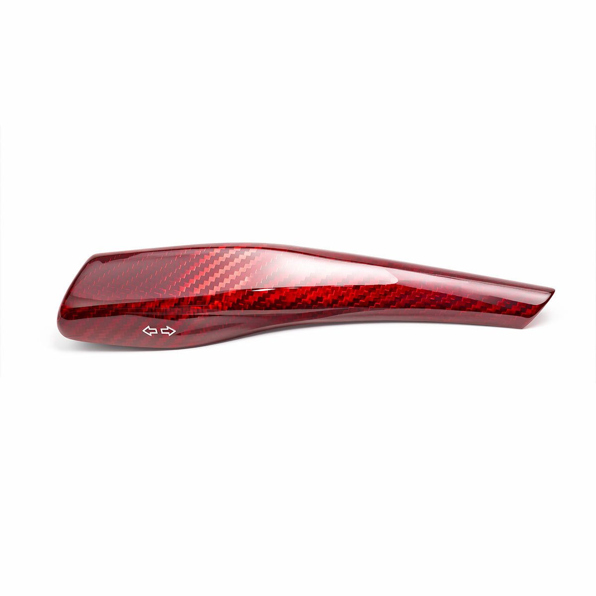 Dry Carbon Fiber Turn Signal Stalk Cover for Model Y Juniper / Model 3 Highland