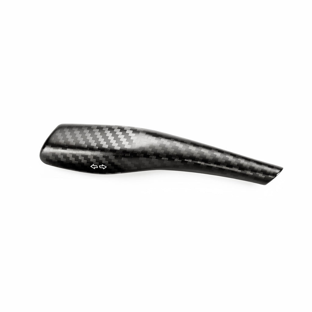 Dry Carbon Fiber Turn Signal Stalk Cover for Model Y Juniper / Model 3 Highland