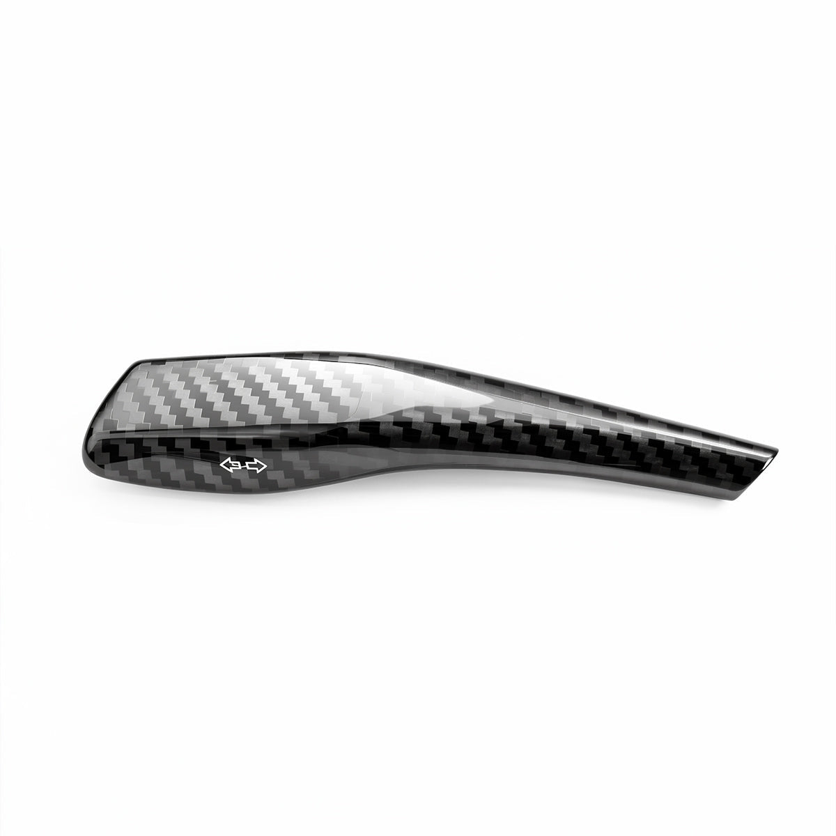 Dry Carbon Fiber Turn Signal Stalk Cover for Model Y Juniper / Model 3 Highland