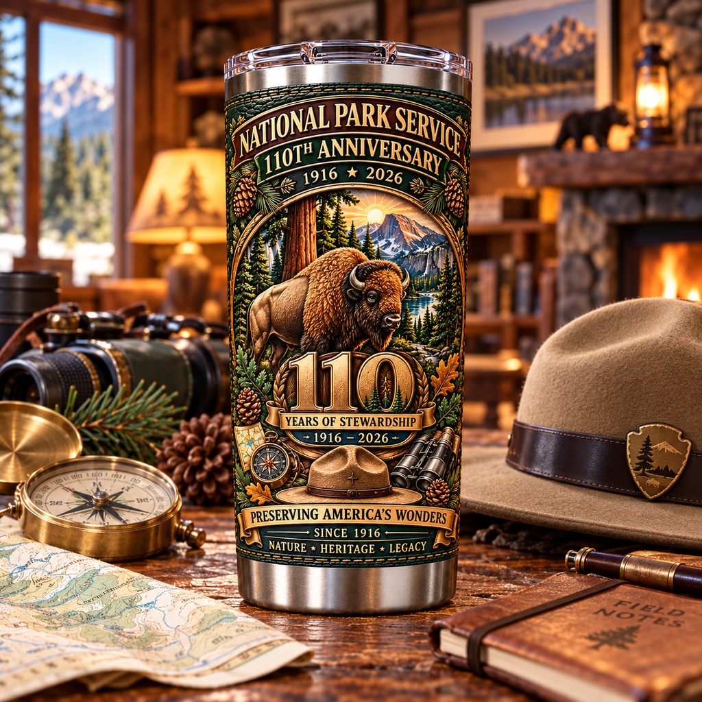 National Park Service 110th Anniversary Heritage Insulated Travel Tumbler