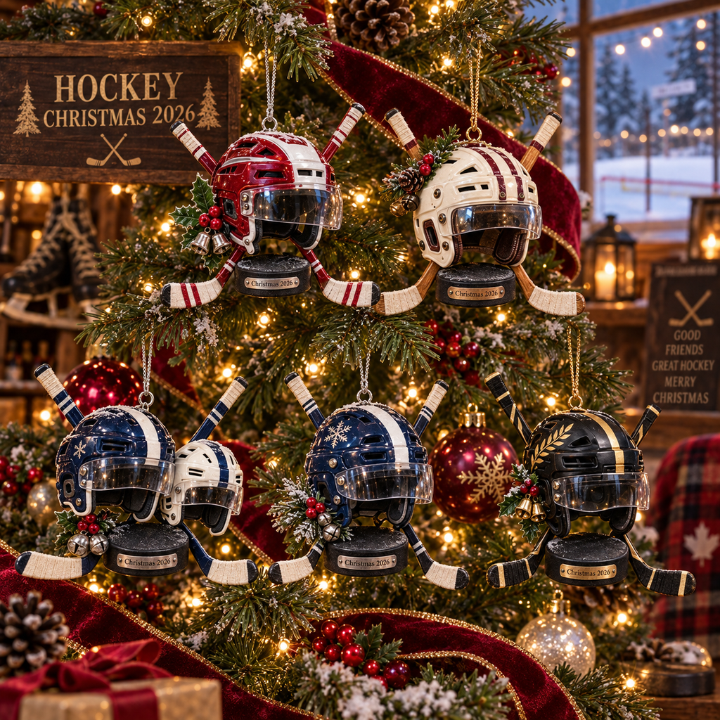 2026 Hockey Christmas Ornaments