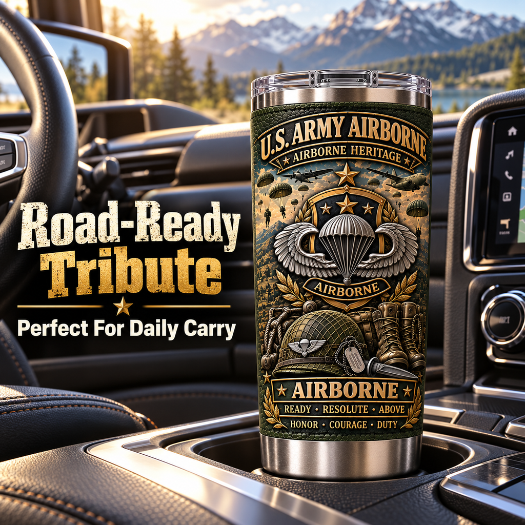 U.S. Army Airborne Heritage Insulated Travel Tumbler