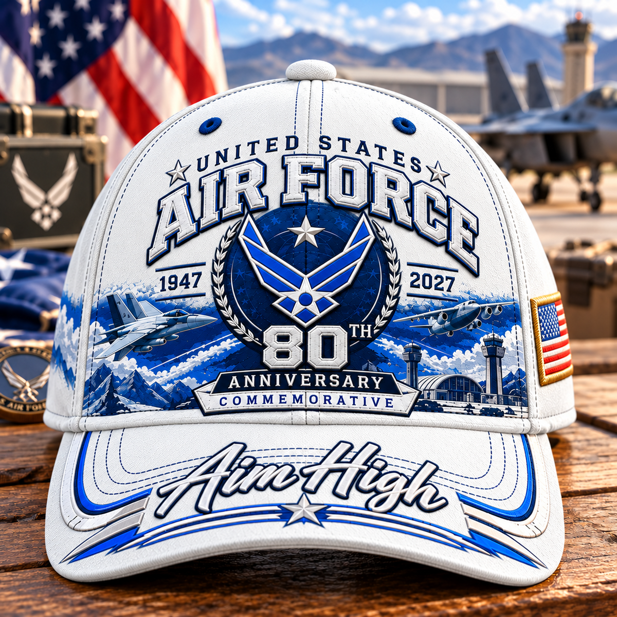 United States Air Force 80th Anniversary Commemorative Baseball Cap