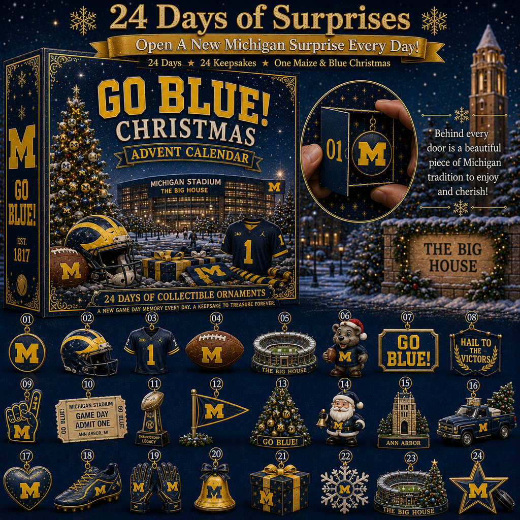 Go Blue! Football Christmas Advent Calendar