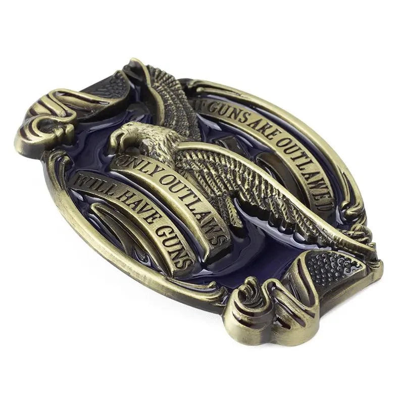 Eagle Cowboy Belt Buckle