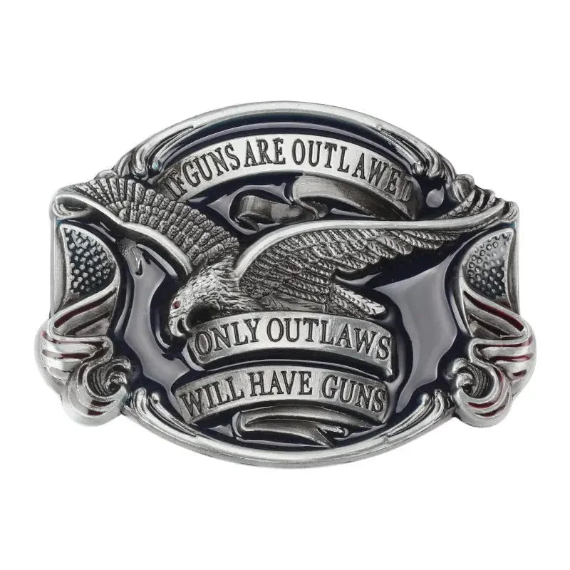 Eagle Cowboy Belt Buckle