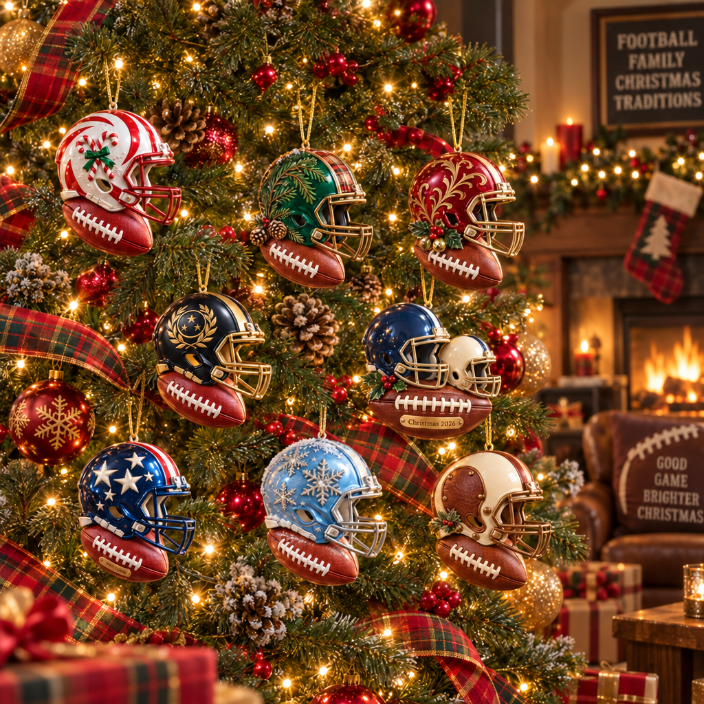 2026 Touchdown Christmas Ornaments