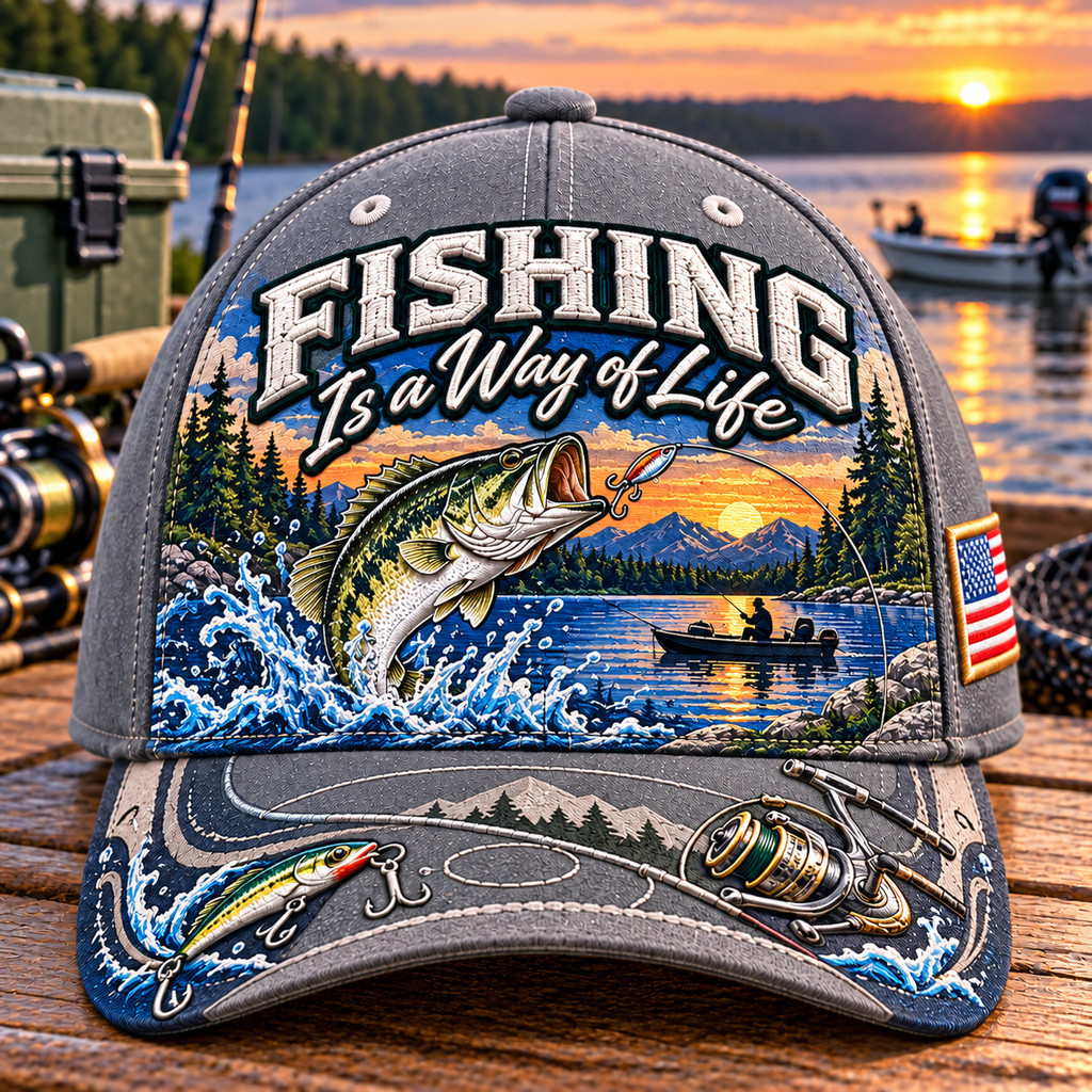 Fishing Is a Way of Life Baseball Cap