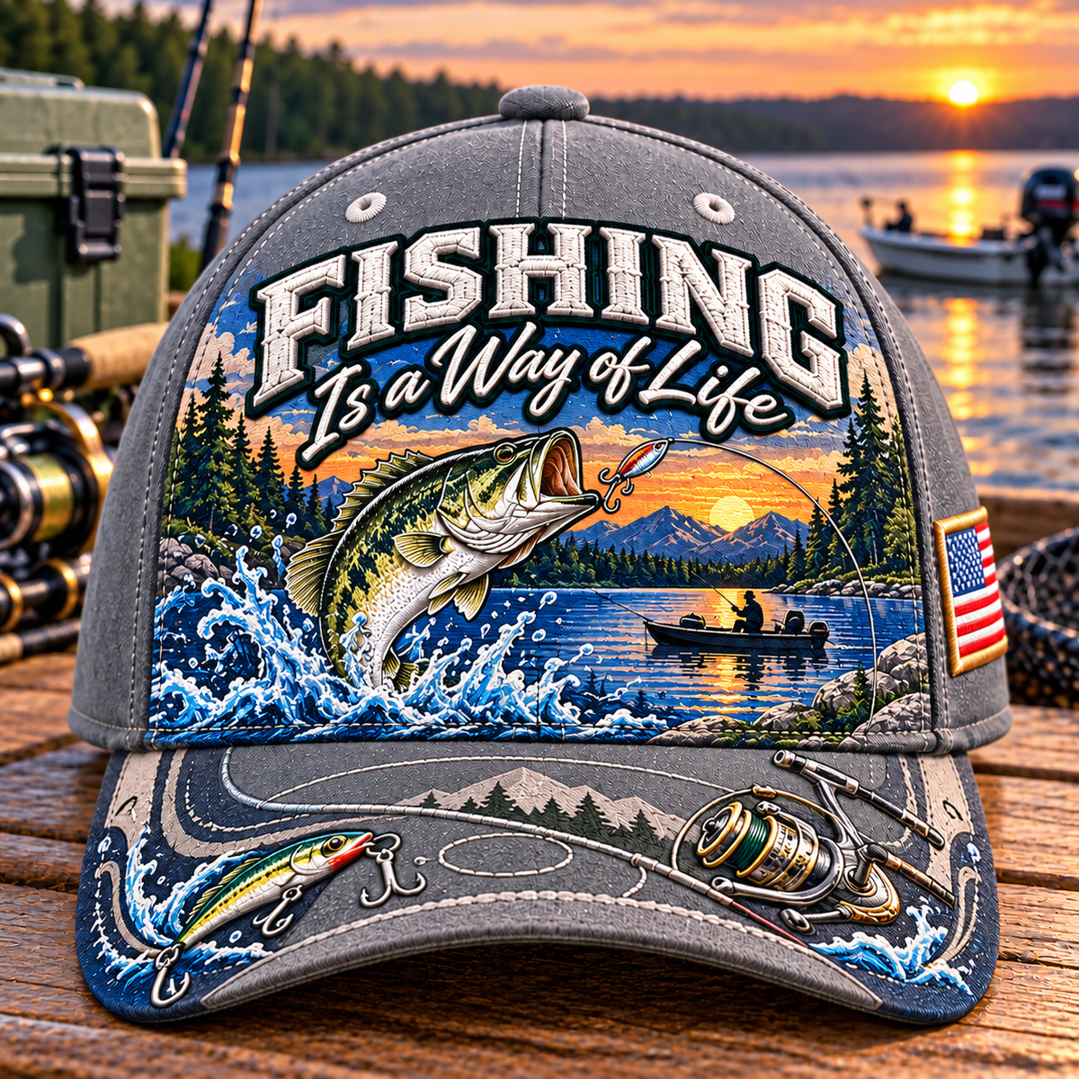 Fishing Is a Way of Life Baseball Cap