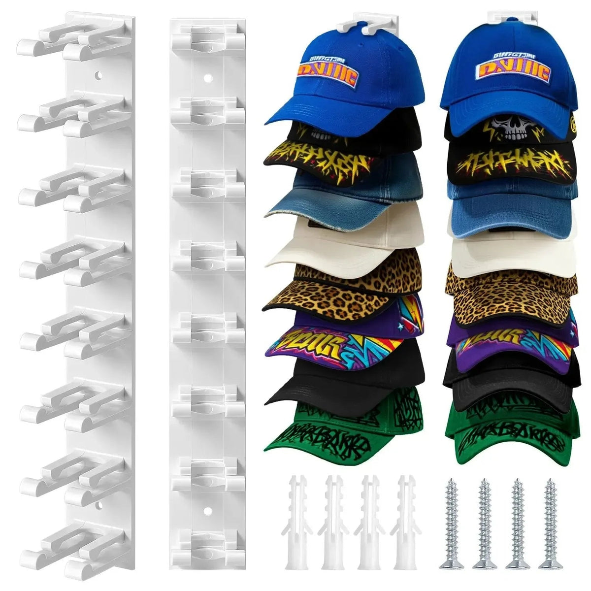 Hat Hook for Wall 2 Pack Hat Organizer