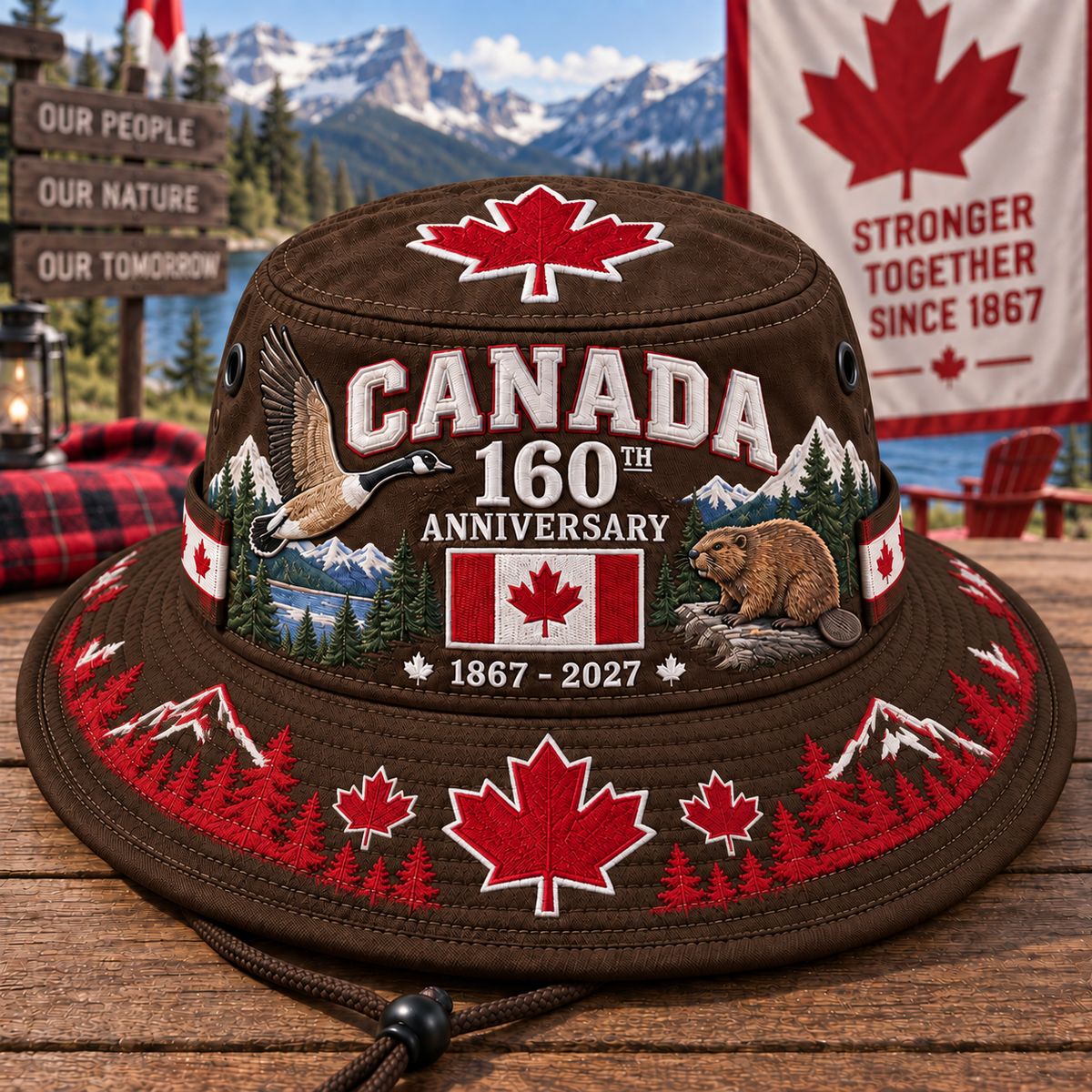 Canada 160th Anniversary Commemorative Boonie Hat