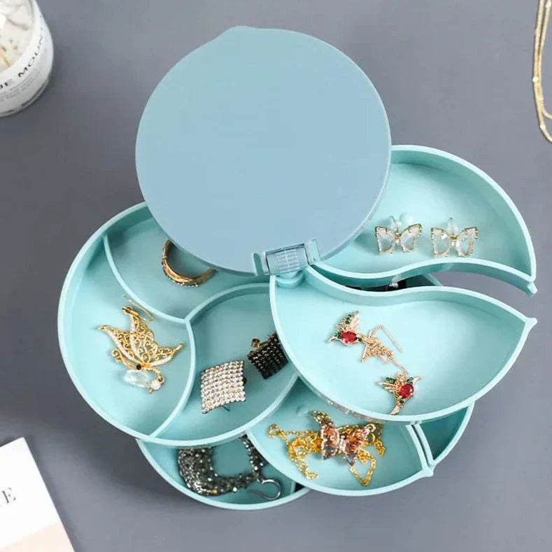 Sikunuo | Multi-Layer Rotating  Jewelry Organizer Storage