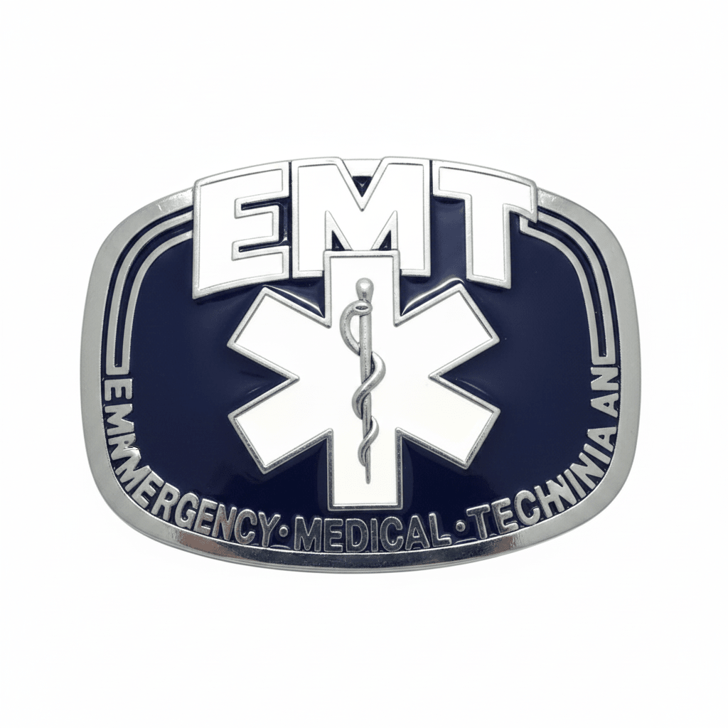 EMS Star of Life Belt Buckle for EMT & Paramedics