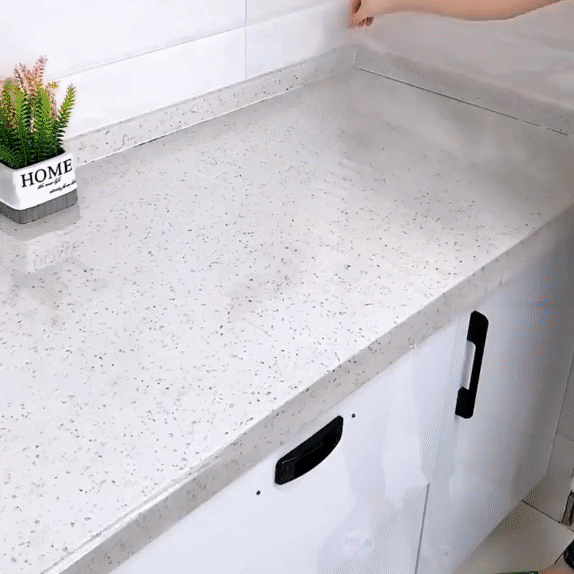 Sikunuo | Glossy Self-Adhesive Waterproof Countertop Film Roll