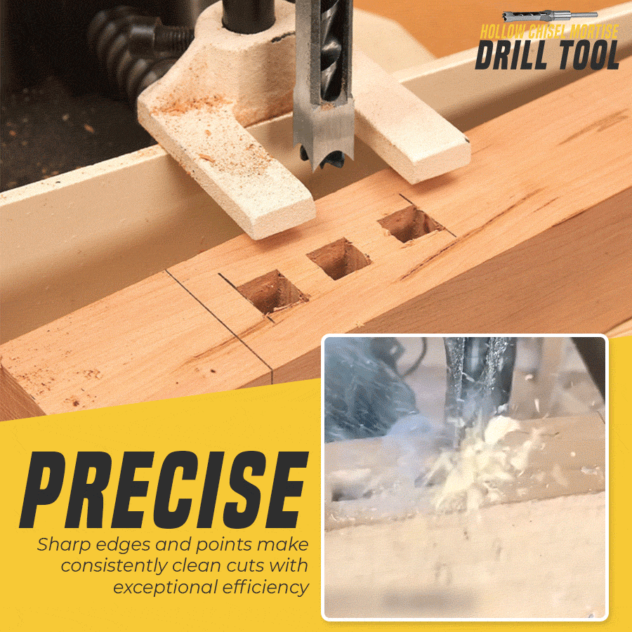 Sikunuo | Hollow chisel bit – Precise square hole wood tool