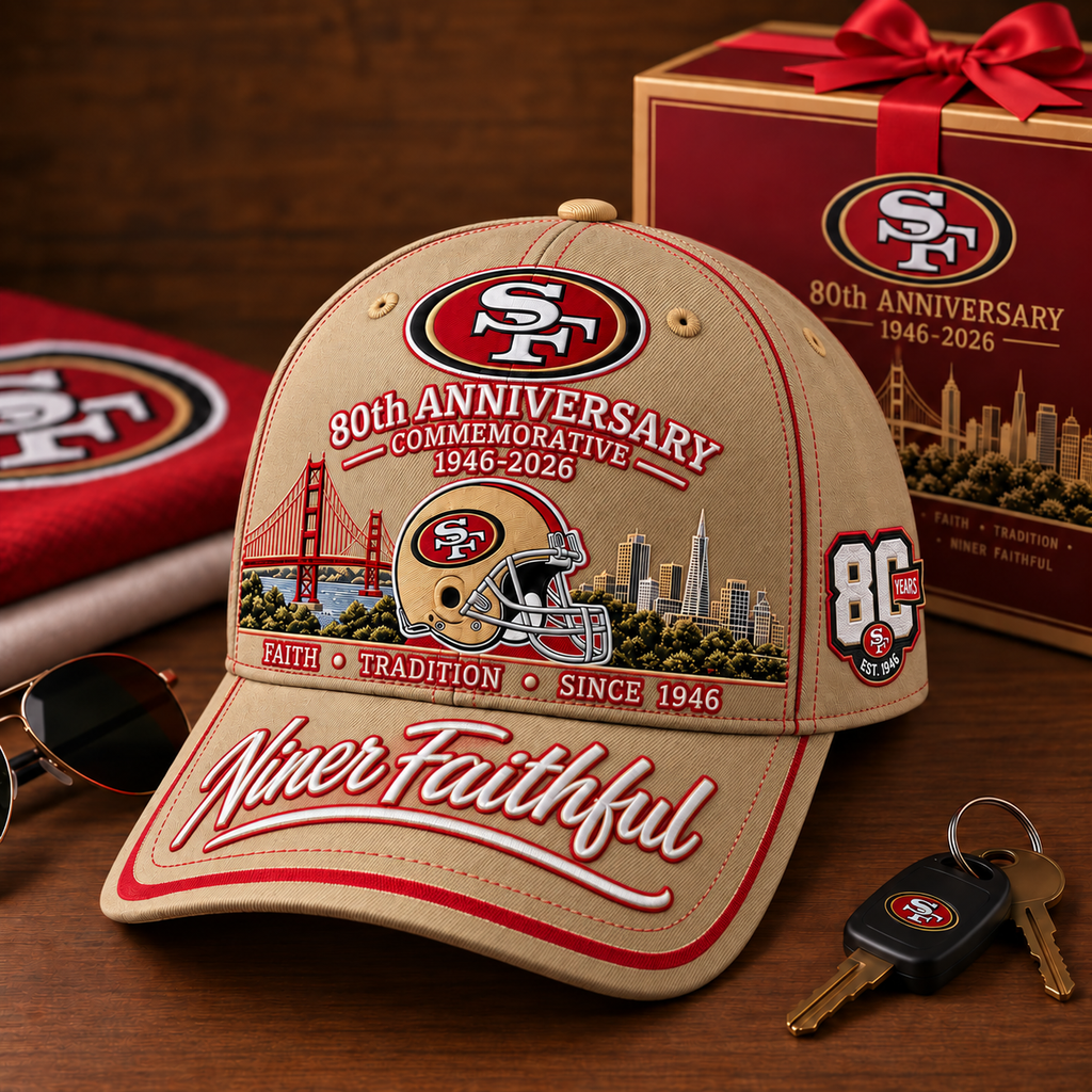 Niner Faithful 80th Anniversary Commemorative Cap