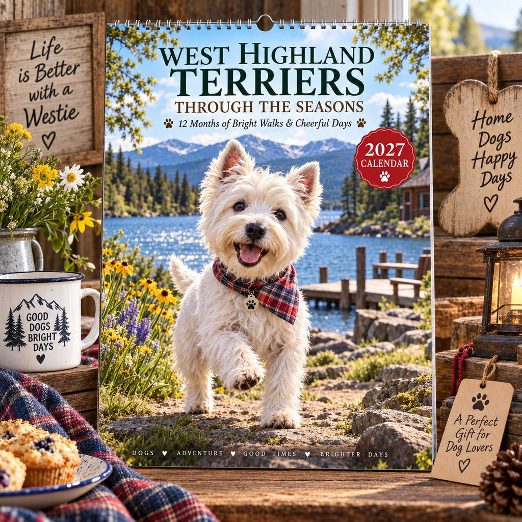 West Highland Terrier 2027 Wall Calendar