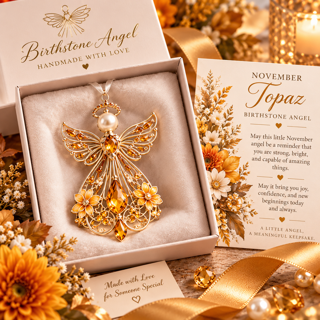 Birth Month Guardian Angel Ornaments