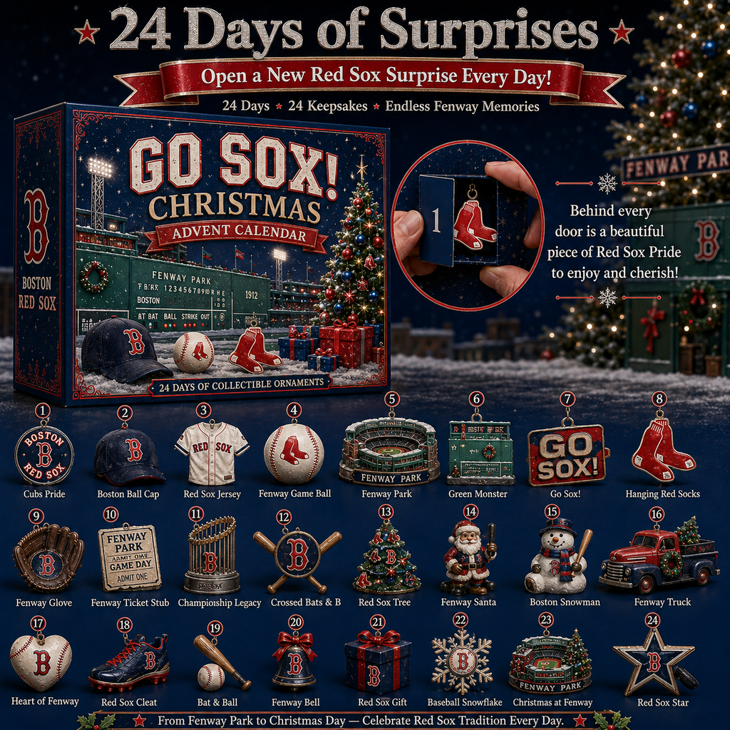 Go Sox! Baseball Christmas Advent Calendar