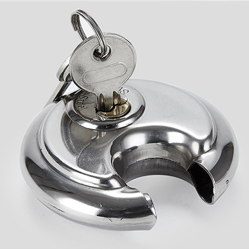 Sikunuo | Heavy Duty Round Stainless Steel Padlock