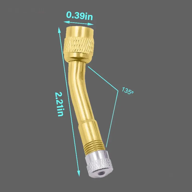Sikunuo | Angled Brass Valve Extensions for Vehicles