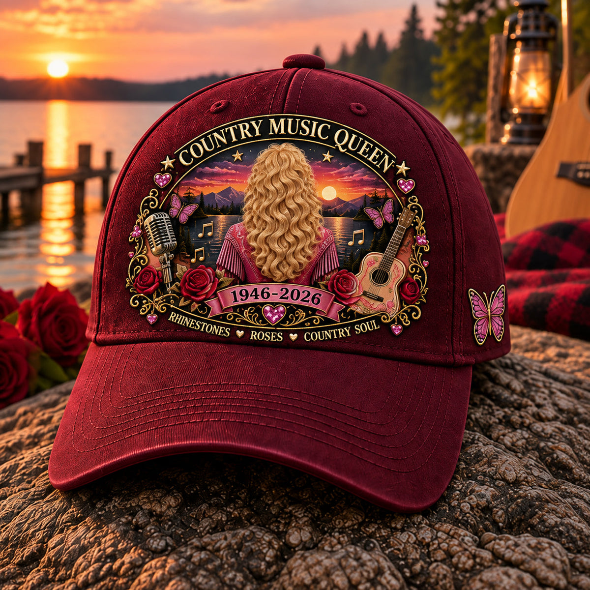 Country Music Queen 1946–2026 Tribute Cap