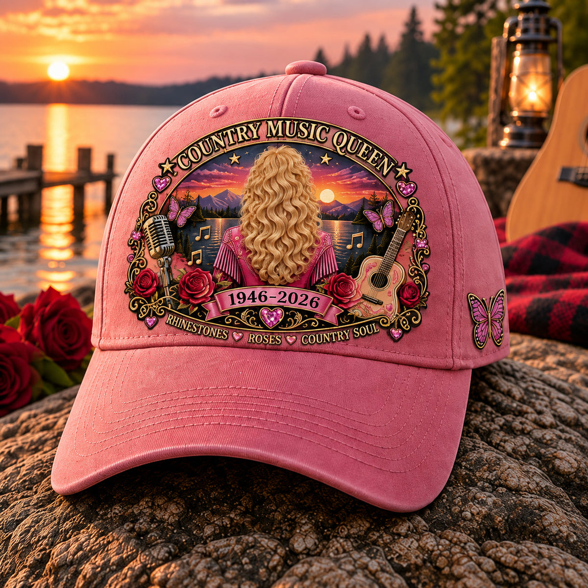 Country Music Queen 1946–2026 Tribute Cap