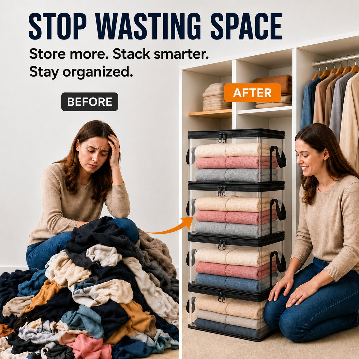Factory Clearance Sale 63% OFF📦Large Heavy-Duty Thick Plastic Clear Storage Bag