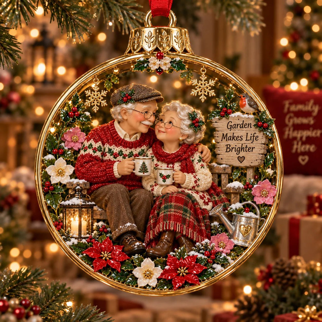 Christmas Floral Holiday Hanging Decoration Ornament