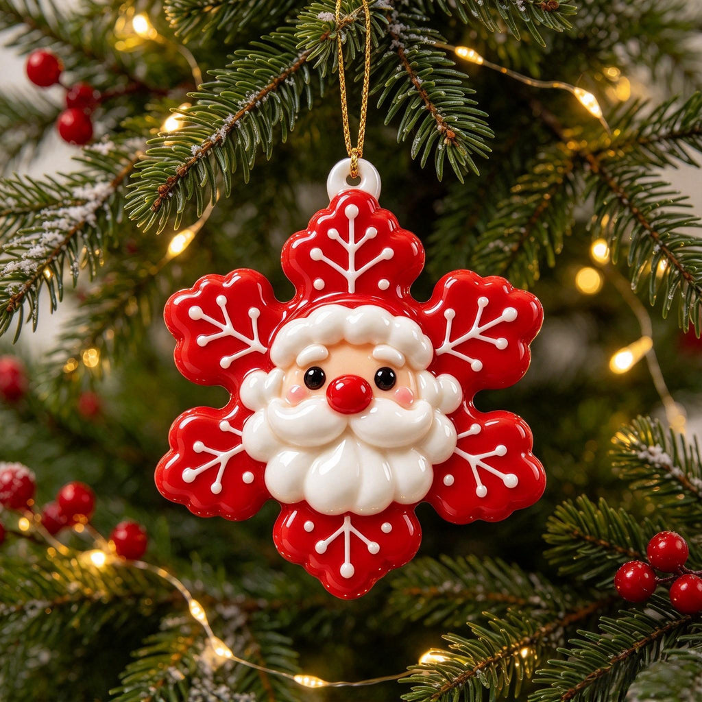 Christmas Snowflake Ornaments – Sweet Holiday Characters