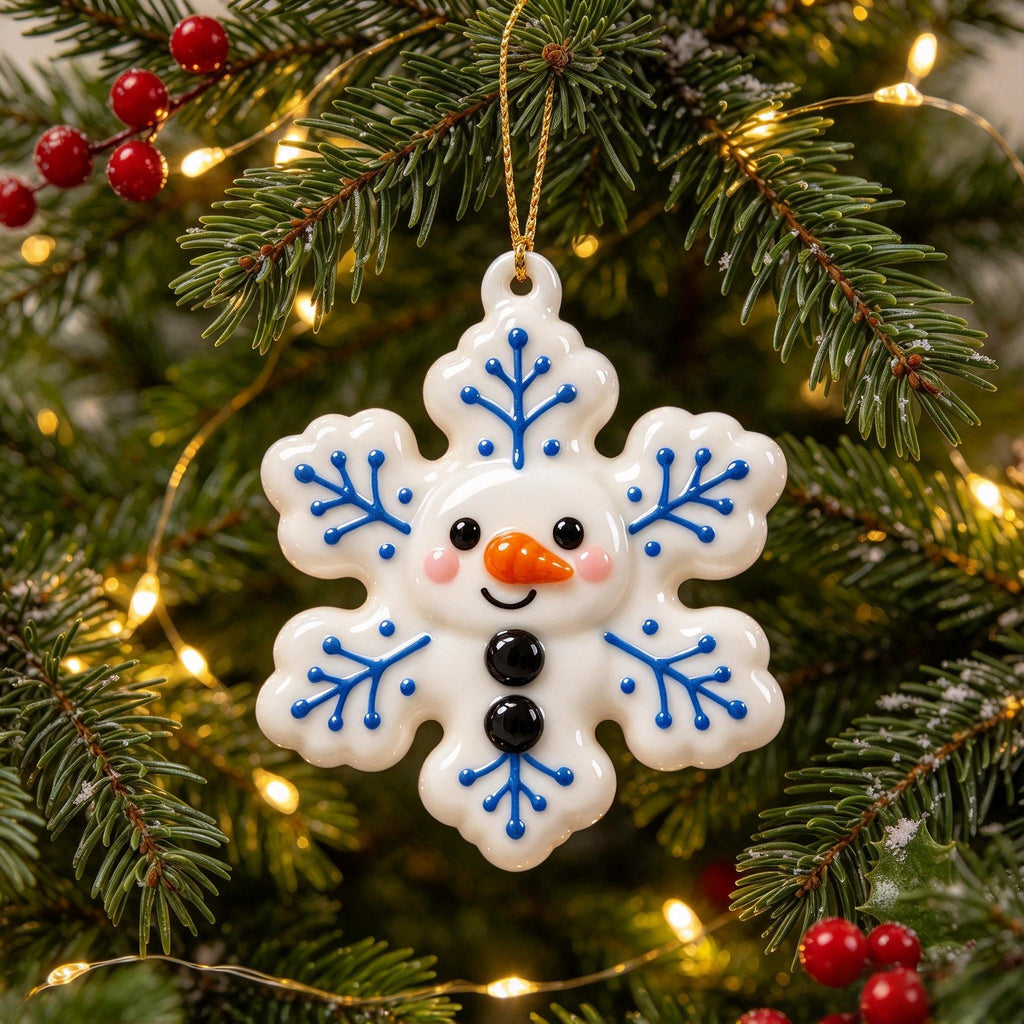 Christmas Snowflake Ornaments – Sweet Holiday Characters