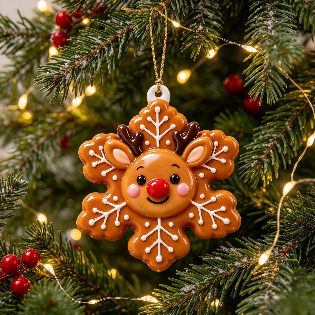 Christmas Snowflake Ornaments – Sweet Holiday Characters