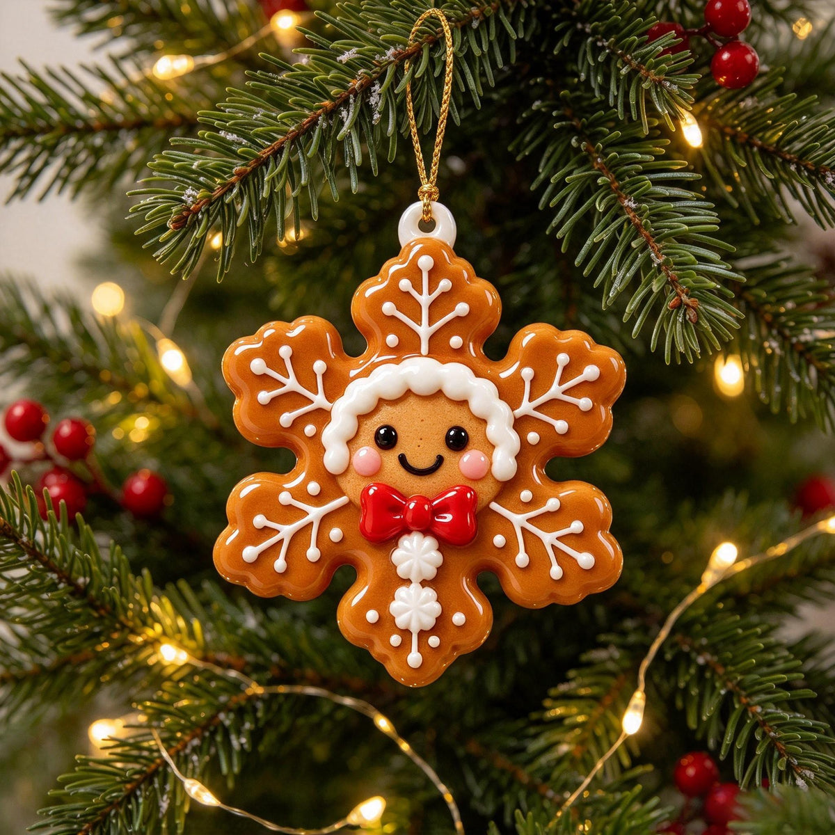 Christmas Snowflake Ornaments – Sweet Holiday Characters