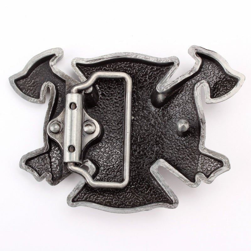 Fire Dept Hydrant Ax Belt Buckle