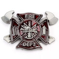 Fire Dept Hydrant Ax Belt Buckle