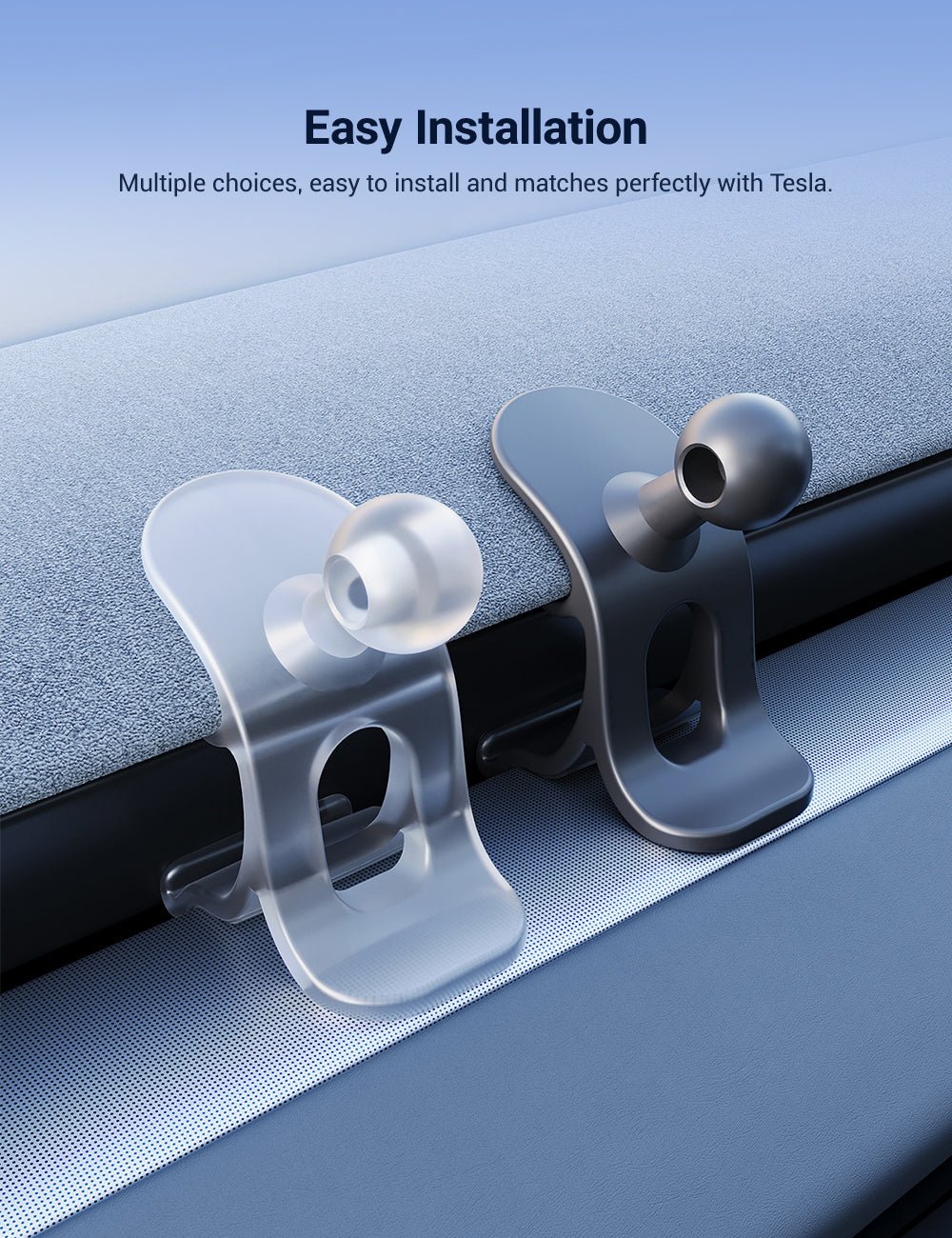 Flexible Phone Holder for Model 3 Highland & Model Y Juniper | Sikunuo