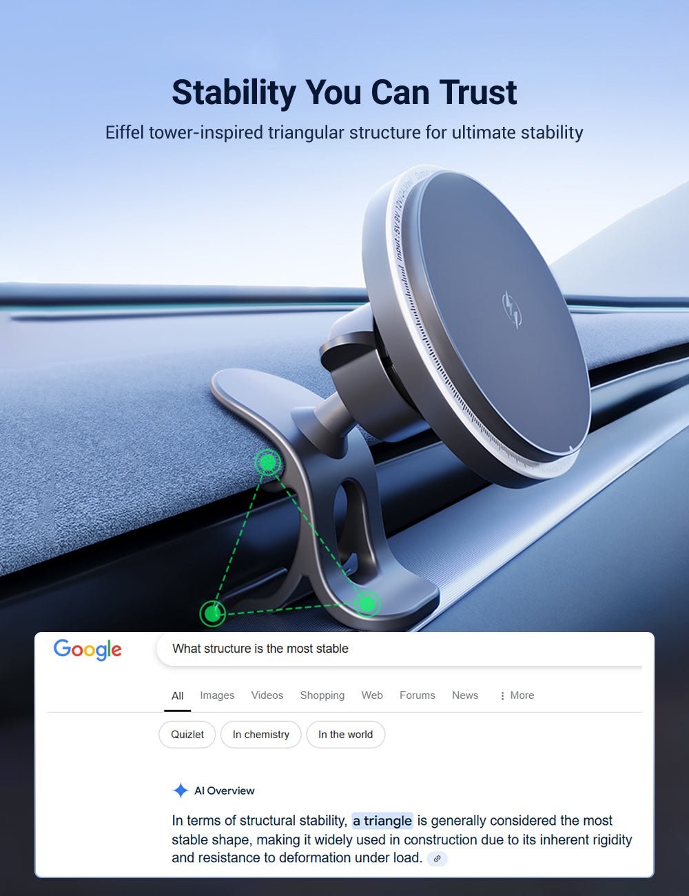 Flexible Phone Holder for Model 3 Highland & Model Y Juniper | Sikunuo
